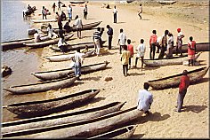 Malawi Nkhota-Kota au bord du lac