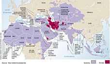 Carte Sunnites Chiites