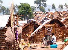 Camp de r&eacute;fugi&eacute;s en R.D.C.
