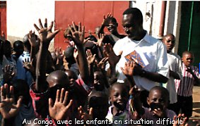 Au Congo, avec les enfants en situation difficile