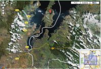 Ile Idjwi vue par google